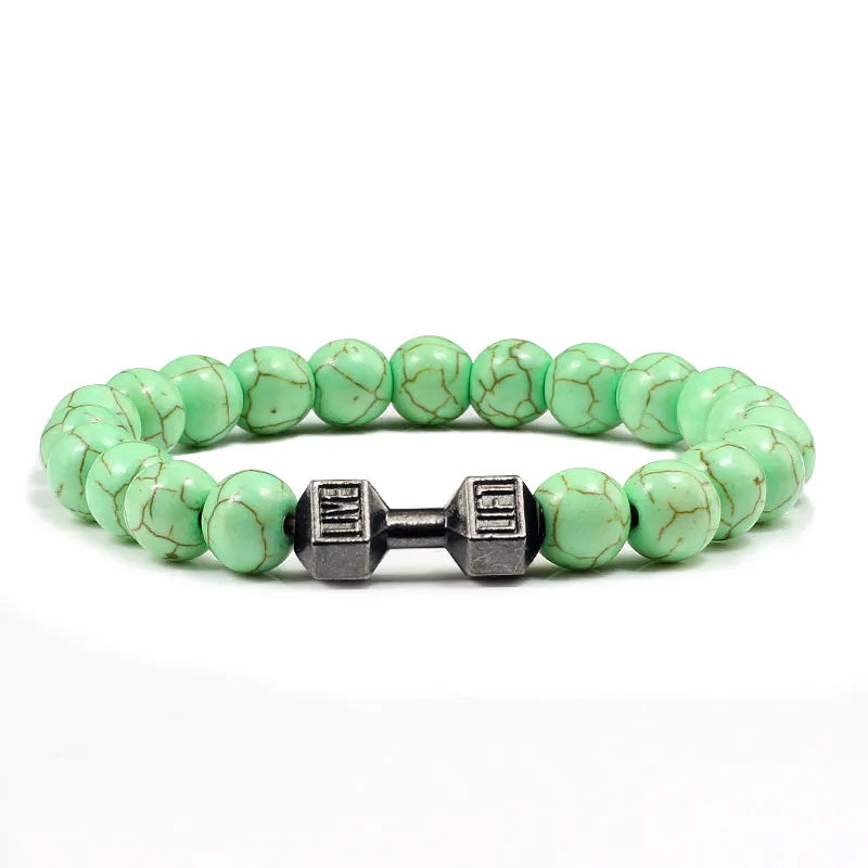 Cool Beaded Dumbbell Braclet