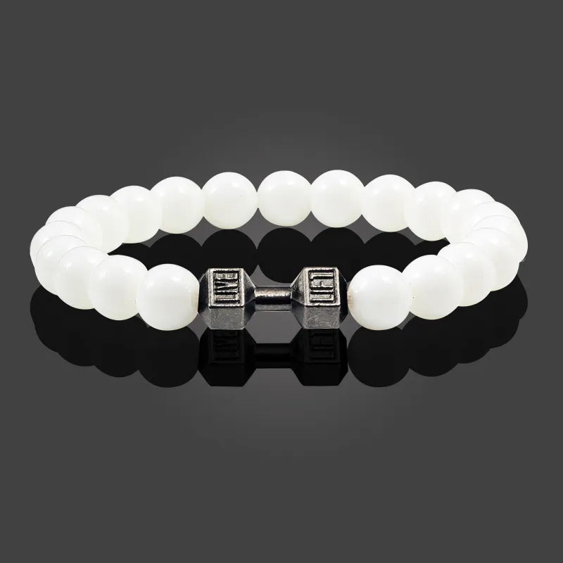 Cool Beaded Dumbbell Braclet