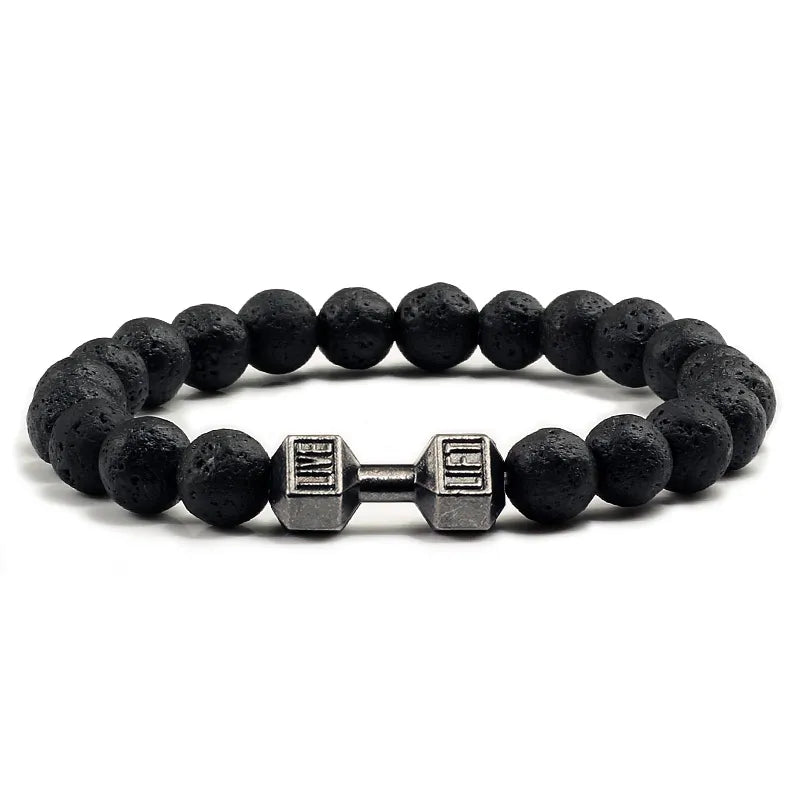 Cool Beaded Dumbbell Braclet