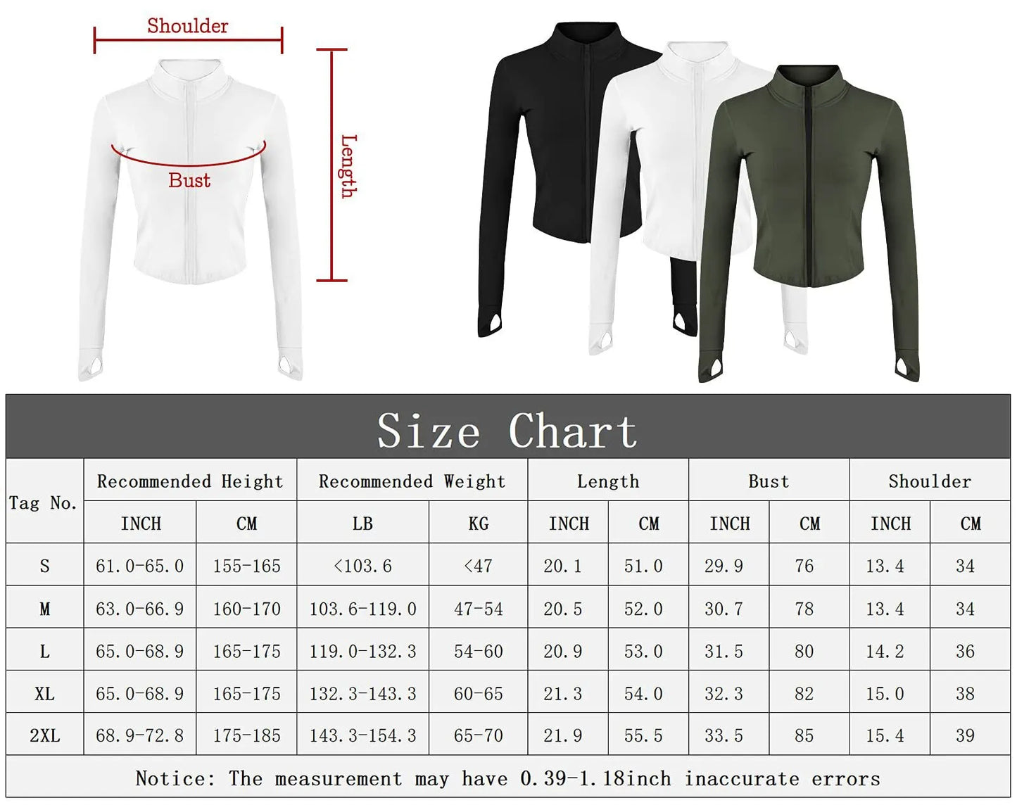 Workout Tracksuit Jacket for Women