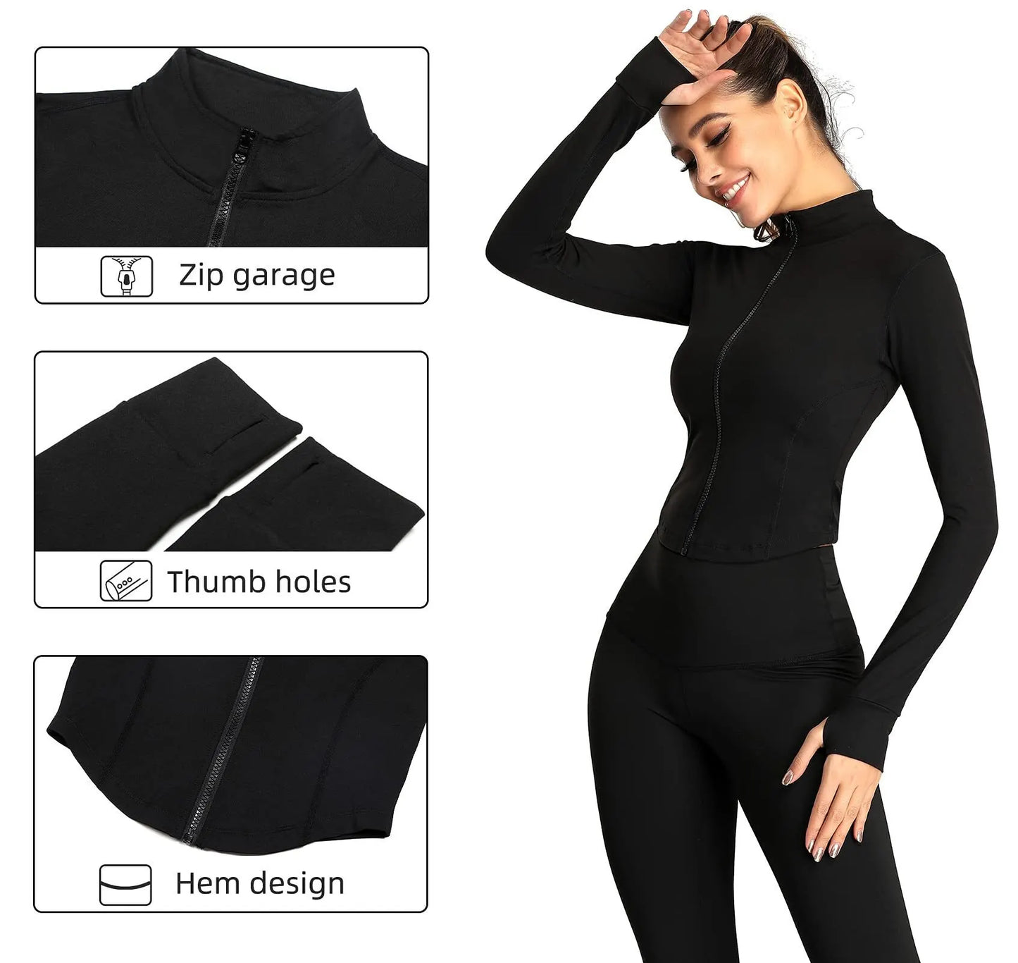 Workout Tracksuit Jacket for Women